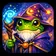 Colorful fantasy creature avatar with expressive features and intricate patterns
